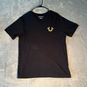True Religion Shirt Men’s Medium Black Short Sleeve Shirt
